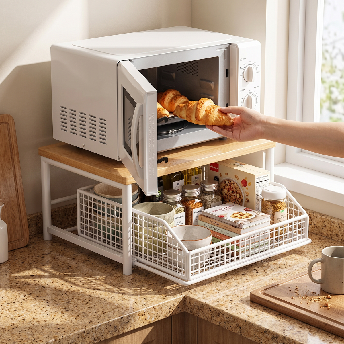 Coffee Bar Countertop Shelf — Everstock
